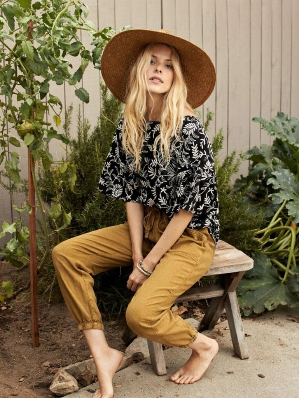 Anthropologie Rhys Utility Joggers Linen Stretch Mid Rise Pants Pockets Brown XS